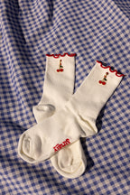 Cherry Girl Charm Socks